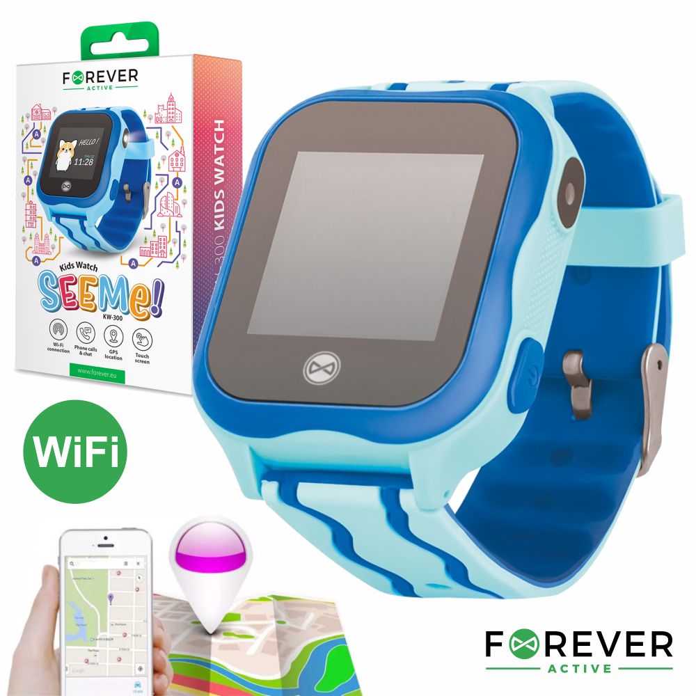 KW-210PK - Smartwatch Criança Rosa GPS Find Me 2 FOREVER